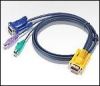 ATEN 2L-5202P :: KVM Cable, SPHD15 M >> 2x PS2 M + HD15 M, 1.8 m
