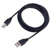 SBOX USB-1012 :: Кабел USB 2.0, A-B, M/M, 2 м, черен