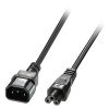 LINDY 30400 :: IEC C14 to IEC C5 Cloverleaf Extension Cable, 2m