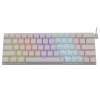 WHITE SHARK WAKIZASHI-US-W-BLUE.SW :: MECHANICAL KEYBOARD, GK-002221 WAKIZASHI, blue switches, white