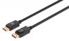 MANHATTAN 353618 :: Кабел DisplayPort 1.4, 8K@60Hz DP M/ M, 2м, черен