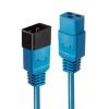 LINDY LNY-30121 :: Кабел захранващ IEC C19 to IEC C20 , 16A, 2m, Blue