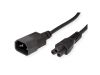 VALUE 19.99.1119 :: Power Cable IEC320/C14 Male - C5 Female, black, 1.8 m