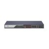 HIKVISION DS-3E0318P-E(C) :: 18  port, 16 PoE ports 10/100 +2 x Gigabit uplink, Switch L2, Unmanaged, 230W, 300m