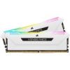 Corsair DDR4, 3600MHz 32GB 2x16GB DIMM, Unbuffered, 18-22-22-42, XMP 2.0, VENGEANCE RGB PRO SL White Heatspreader, RGB LED, 1.35V, for AMD Ryzen & Intel