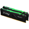 Kingston 64GB 3600MT/s DDR4 CL18 DIMM (Kit of 2) FURY Beast RGB