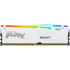 Kingston 32GB 6000MT/s DDR5 CL30 DIMM (Kit of 2) FURY Beast White RGB EXPO