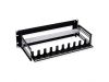 VALUE 26.99.0340 :: Support Frame for DIN Rail-Mounted Devices, 3U, with Cable Management, black