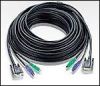 ATEN 2L-1010P/C :: KVM Cable, HD15 M + 2x PS2 M >> HD15 F + 2x PS2 M, 10.0 m