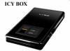 ICYBOX IB-225StU-FP :: Външна кутия за 2.5" SATA HDD, USB 2.0 интерфейс, достъп с пръстов отпечатък
