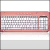 Saitek PK19Vpb :: Keyboard Expressions Pink Butterfly