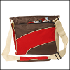 Trust 15852 :: 15.4" Street Style Messenger Bag (brown/red)