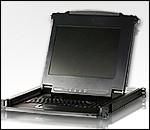 ATEN CL1000M :: 17" Slideaway™ LCD KVM Console, single rail, 1U