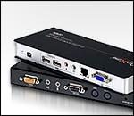 ATEN CE790 :: IP-базиран ЦИФРОВ KVM екстендър, 1920х1080, RS-232