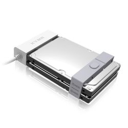 ICYBOX IB-AC622-U3 :: Адаптер за 2x 2.5" SATA HDD/SSD към 1x USB 3.0 хост с JBOD