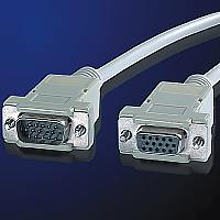ROLINE 11.01.6590 :: VGA cable HD15 M/F, 9.0m, extension cable