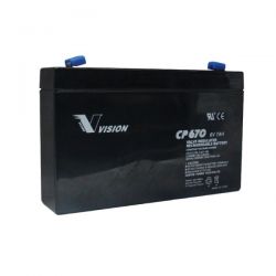 VISION CP670 F2 :: Rechargeable battery, 6 V, 7 Ah