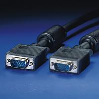 ROLINE 11.04.5299 :: VGA cable HD15 M/M, 50m with Ferrit cores, Quality