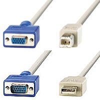 VALUE 11.99.4692 :: KVM-Cable HD15M+USB-A -- HD15F+USB-B, 1.8m