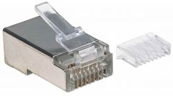 INTELLINET 790543 :: 90-Pack Cat6 RJ45 STP, 3-prong, Modular Plugs Pro Line