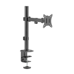 SBOX LCD-351/1-2 :: Стойка за плот, 1x LCD 13-32“ до 8kg, VESA:75x75, 100x100, черна 