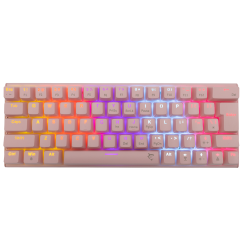 WHITE SHARK WAKIZASHI-US-P-BLUE.SW :: MECHANICAL KEYBOARD, GK-002421 WAKIZASHI, blue switches, pink