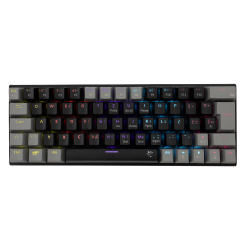 WHITE SHARK WAKIZASHI-US-B-G-RED.SW :: MECHANICAL KEYBOARD, GK-002111 WAKIZASHI, red switches, black-grey