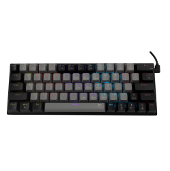 WHITE SHARK WAKIZASHI-US-G-B-BLUE.SW :: MECHANICAL KEYBOARD, GK-002721 WAKIZASHI, blue switches, gray-black 