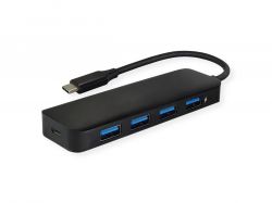 VALUE 14.99.5039 :: USB 3.2 Gen 1 Hub, 4 Ports, Type C Connection Cable