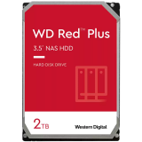 HDD NAS WD Red Plus 2TB CMR, 3.5'', 128MB, 5400 RPM, SATA, TBW: 180