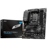 MSI Main Board Desktop PRO B760-P DDR4 II (LGA 1700, 4xDDR4, max 5333 OC, 5xPCI-E X16, 4xSATA6g, 2xM.2, RAID, 6xUSB3.2 Gen1, 4xUSB2.0, DP, HDMI, 7.1 Audio, 2.5LAN) ATX