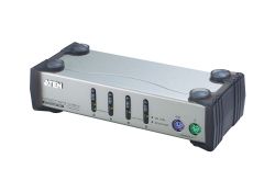 ATEN CS84A :: KVM превключвател, 4х 1, автом., PS2