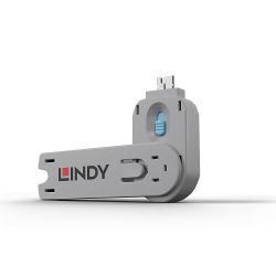 LINDY LNY-40622 :: USB Blocker USB A Port Security Key, Blue