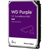 HDD Video Surveillance WD Purple 4TB CMR, 3.5'', 256MB, SATA 6Gbps, TBW: 180