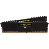 Corsair DDR4, 3200MHz 16GB 2x8GB DIMM, Unbuffered, 16-18-18-36, SPD base 2666, XMP 2.0, Vengeance LPX Black Heatspreader, Black PCB, 1.35V, for Ryzen/AM4