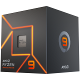 AMD CPU Desktop Ryzen 9 12C/24T 7900 (5.4GHz Max Boost, 76MB, 65W, AM5) box, with Radeon Graphics and Wraith Prism Cooler