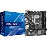 ASROCK Main Board Desktop H610M-HDV/M.2 (S1700, 2x DDR4, 1x PCIe 4.0 x16, 1x PCIe 3.0 x1, 4x SATA3 6.0Gb/s, 1x m.2 PCIe, 4x USB 3.2, 6x USB 2.0, 1x VGA, 1x HDMI, 1x DP 1.4, 1x GLAN, mATX) Retail