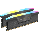 CORSAIR VENGEANCE RGB DDR5 32GB (2x16GB) DDR5 6000 CL36-44-44-96 1.4V AMD EXPO Memory - Grey,  0840006679653