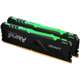 Kingston 16GB 3600MT/s DDR4 CL17 DIMM (Kit of 2) FURY Beast RGB, EAN: 740617337440