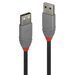 LINDY LNY-36690 :: Cabel USB 2.0 Type A-А, Anthra Line , M/M, 0.2 m