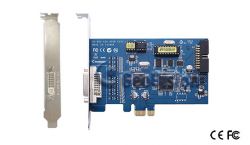 GeoVision GV-800B/12 :: Surveillance Card GV-800, 16 ports, 100 fps, 4-port audio, H.264, PCI-E