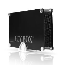 ICYBOX IB-351StU3-B :: External aluminium enclosure for 3.5" SATA HDDs, USB 3.0