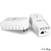 TRENDnet TPL-307E2K :: 200Mbps Powerline AV Adapter Kit with Bonus Outlet