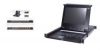 ATEN CL1216LA :: 19" KVM Console, KVM 16-port with 15“ LCD, full keyboard, and touchpad in a 1U