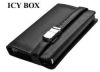 ICYBOX IB-285StU-B :: Компактна външна кутия за 2.5” SATA дискове, USB, Book-form