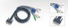 ATEN 2L-1703P :: KVM Cable, HD15 M + 2x PS2 M + 2 Audio plugs >> DB-25 Male, 3.0 m