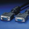 ROLINE 11.04.5352 :: VGA cable HD15 M/F, 2.0m with Ferrit cores, extension, Quality