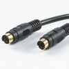 VALUE 11.99.4363 :: SVHS кабел MiniDin 4 M/M, 3.0 м, черен цвят
