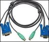 ATEN 2L-5003P/C :: KVM Cable, HD15 M + 2x PS2 M >> HD15 F + 2x PS2 M, Slim, 3.0 m