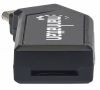 MANHATTAN 102001 :: Мини четец за карти USB Type-C, 24-in-1, Черен